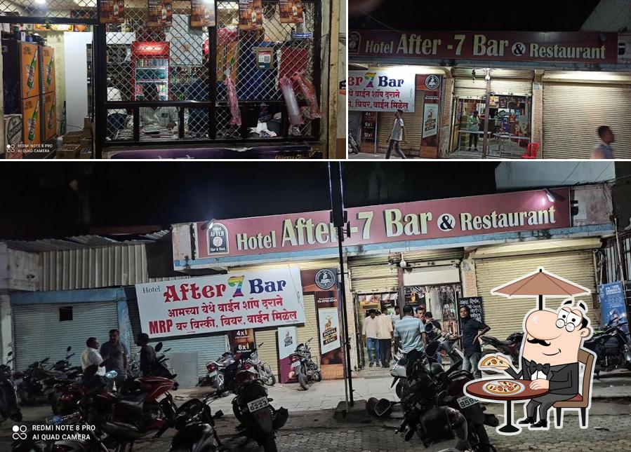 The image of exterior and interior at After 7 Bar