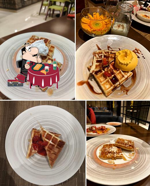 Waffles at Caraway Kitchen