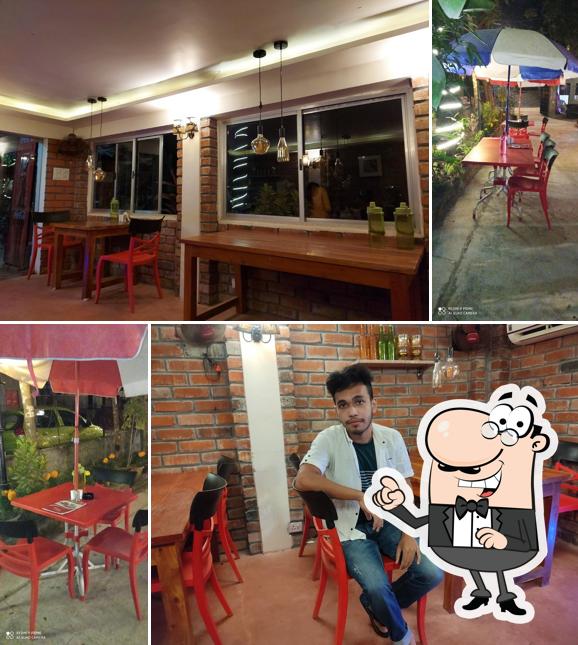 The interior of Kurrypata cafe house kornika restaurant