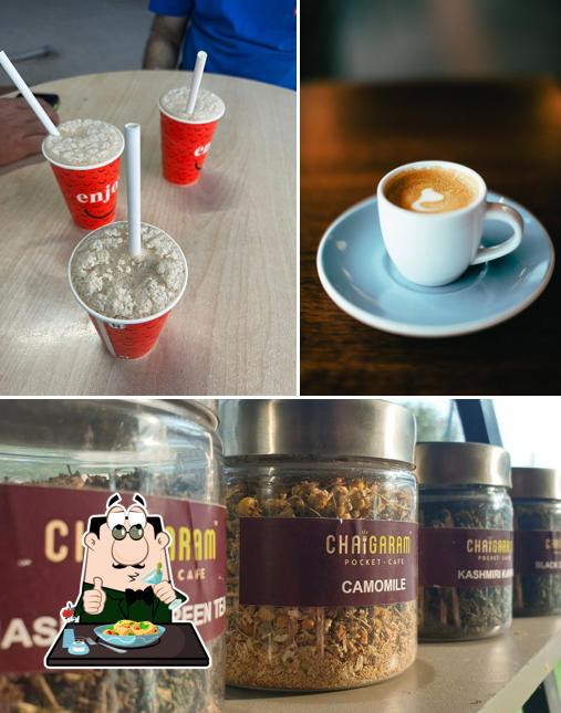 The restaurant's food and beverage
