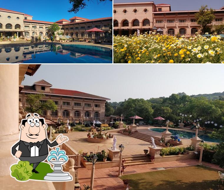 You can get some fresh air at the outside area of Evershine Resort and Spa