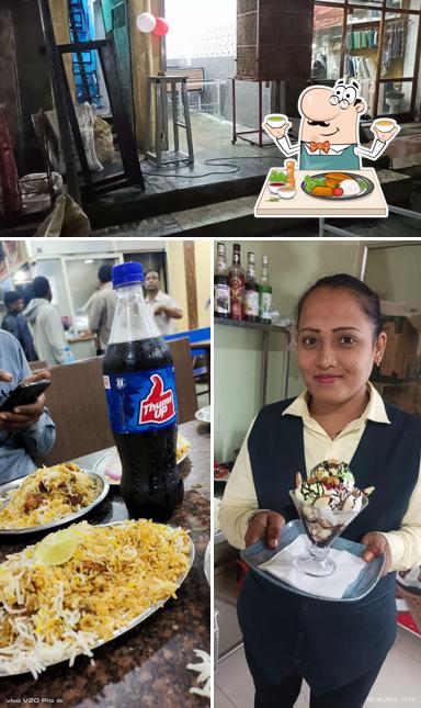 Among different things one can find food and exterior at Aslam Tahari Hotel