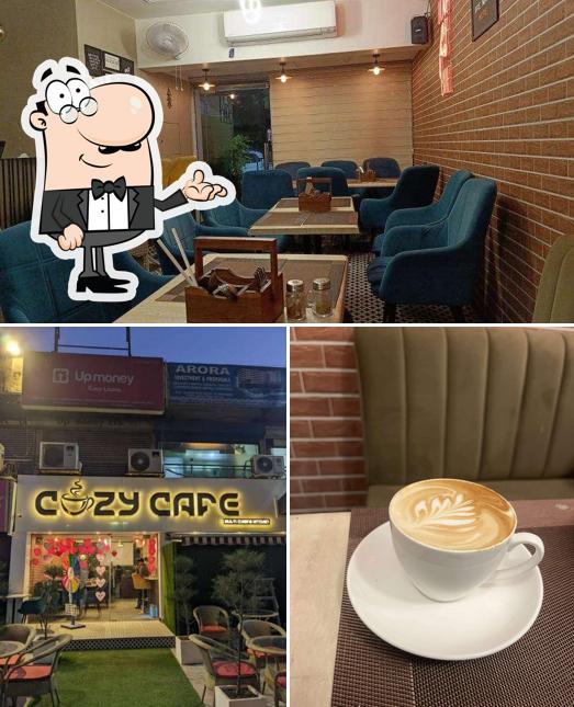 The interior of Cozy Cafe - BEST INDIAN RESTAURANT