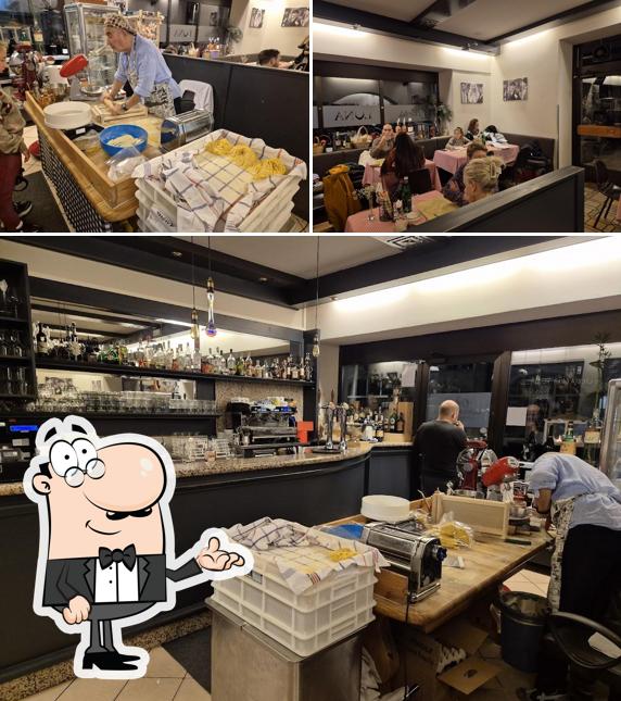 Gli interni di Osteria Luna rossa 2.0