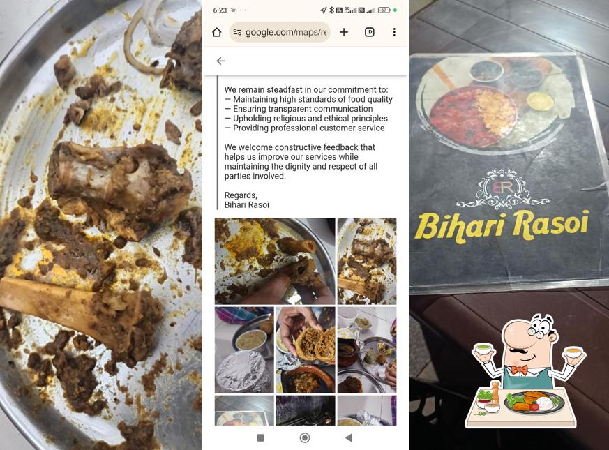 Meals at Bihari Rasoi