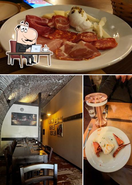 Tra le varie cose da Cantina Ancidda si possono trovare la interni e cibo