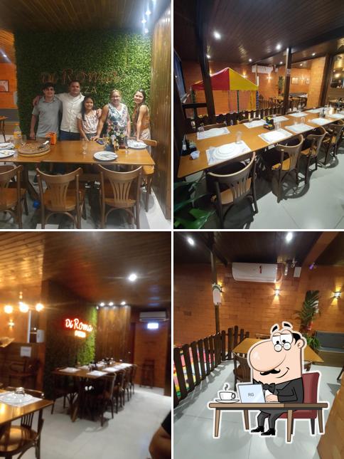 O interior do Di Roma Pizza - Ingleses