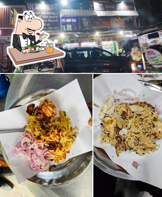 The photo of food and exterior at Babu chicken biryani