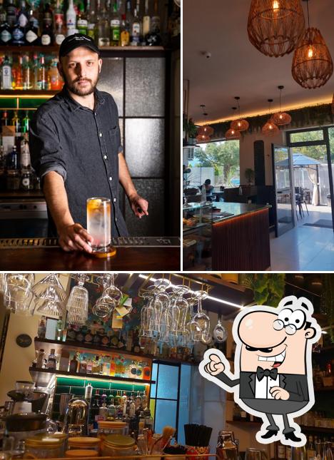 Gli interni di Target Lounge Bar