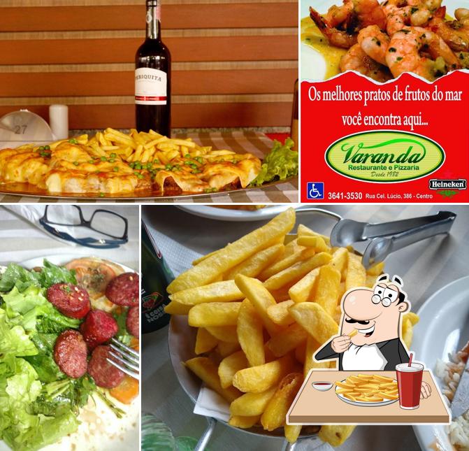 Batata frita em Varanda Restaurante e Pizzaria