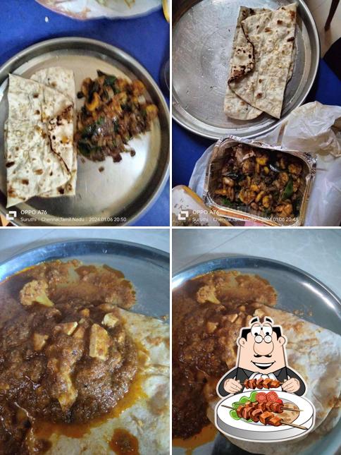 Food at Aasif Restaurant