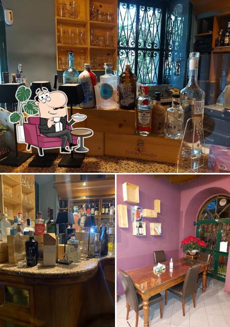 Gli interni di Bar La Piazzetta