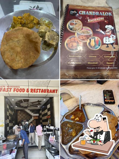 Food at Chandralok Kachaudi