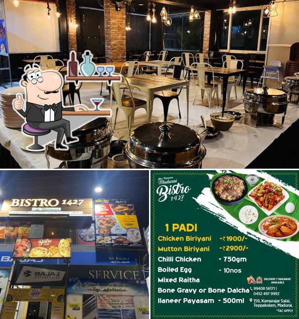 Check out how Bistro 1427 - Madurai Restaurant looks inside