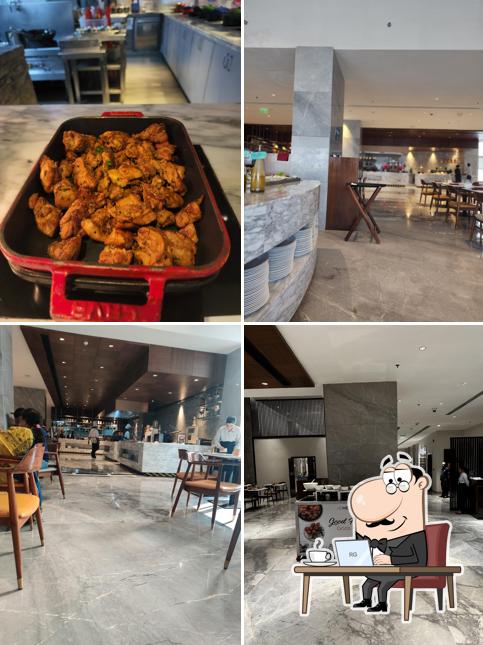 The interior of Turquoise - All day dining