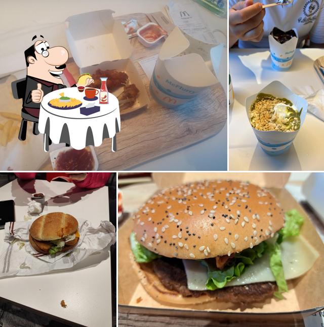 Piatto di formaggi al McDonald's Pisa Aeroporto
