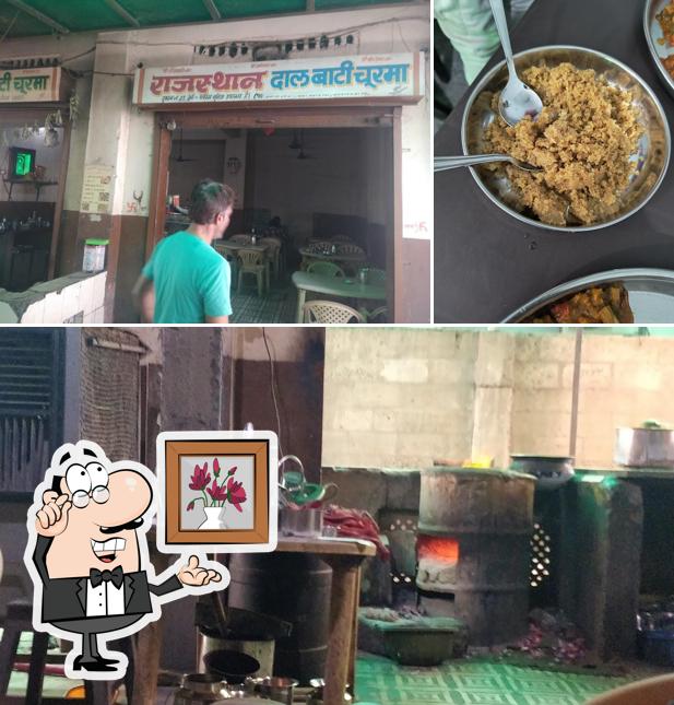 Check out how RAJASTHAN DAAL BATI looks inside