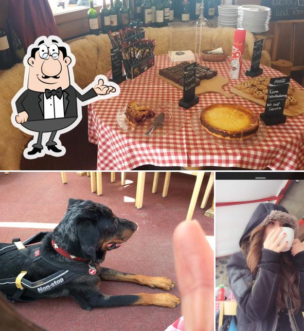 Gli interni di Berghaus Weissfluhgipfel