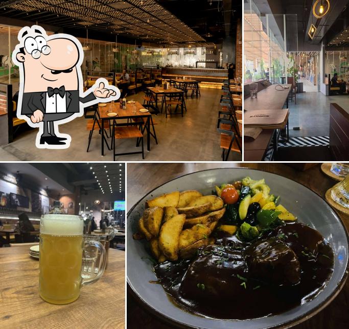 The interior of Mannheim Craft Brewery Ecoworld