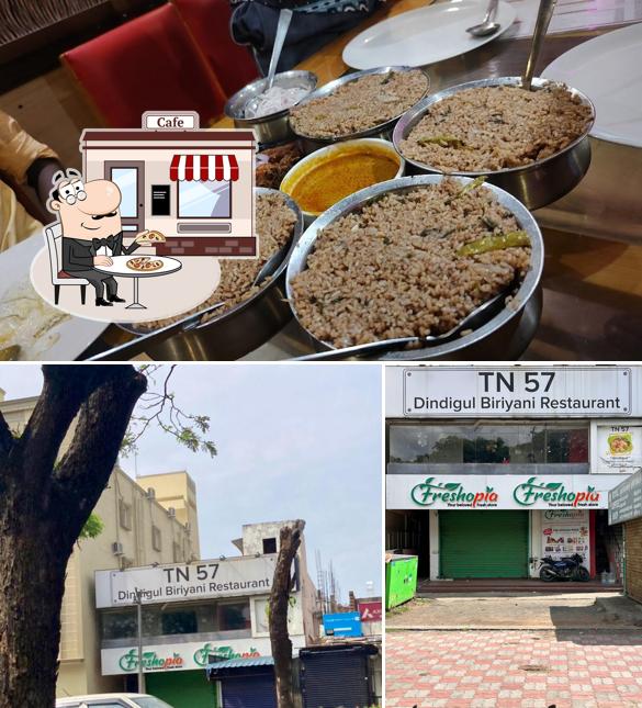 BITE N EAT DINDIGUL BIRIYANI, CHENNAI is distinguished by exterior and food