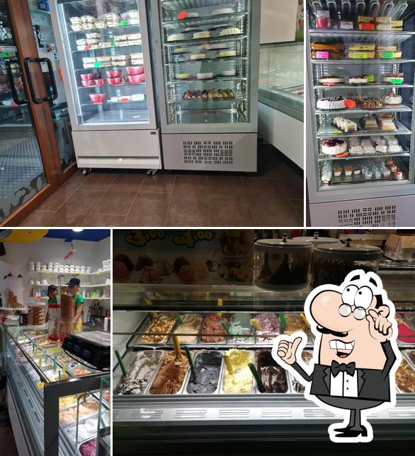 Gli interni di Gelateria Golden Ice
