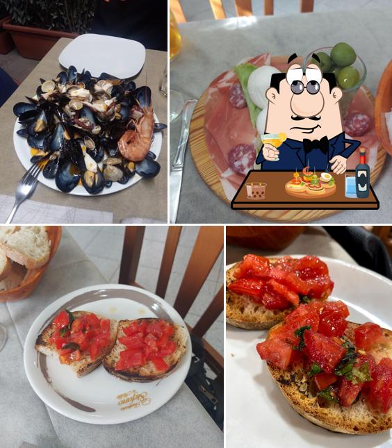 Bruschette al Trattoria Stefano a Melito