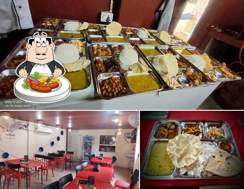 The photo of food and interior at Purshottam AC pure veg family restaurant