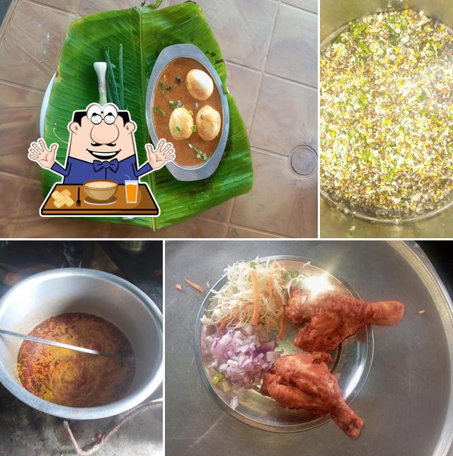 Chocolate mousse at Sri Sabari hotel