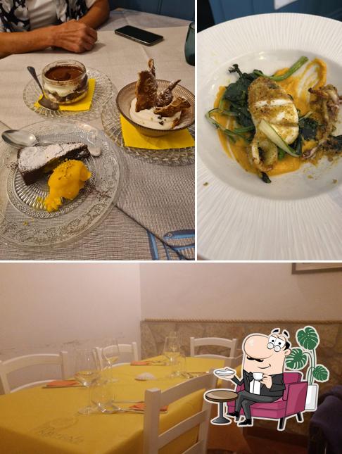 Gli interni di Osteria Mercede