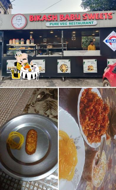 Among various things one can find food and exterior at Bikash Babu Sweets & Chaats