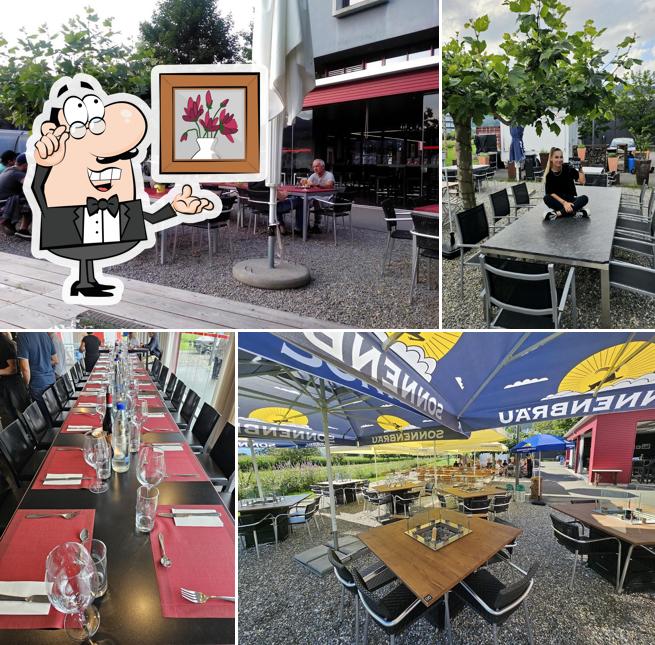 Dai un'occhiata agli interni di Laser Bar - Restaurant - Biergarten