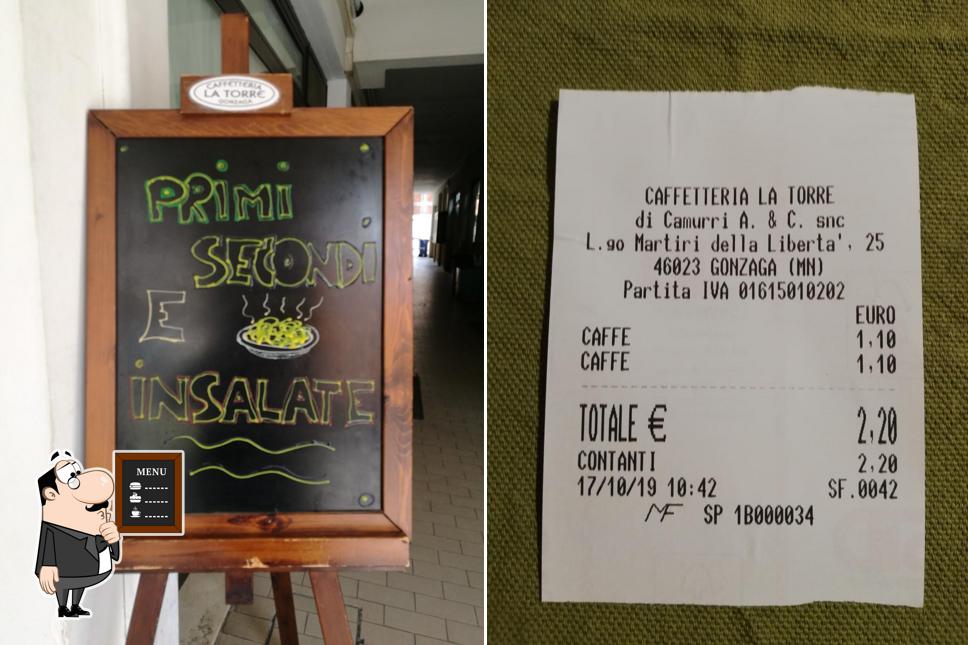 Leggi il menu sulla lavagna
