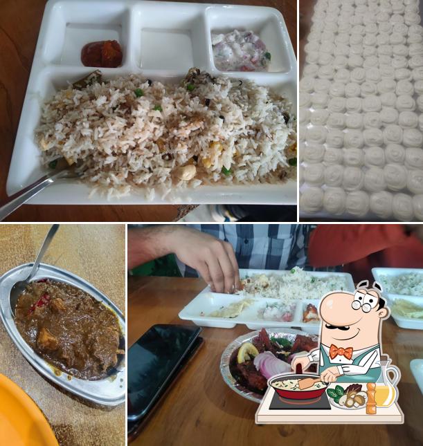 Fried rice at Madras Meals