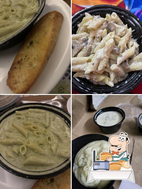 Garlic bread at The Orange Twigs Cafe