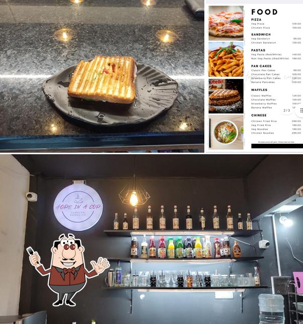 The image of food and interior at Hope In A Cup, Madhapur