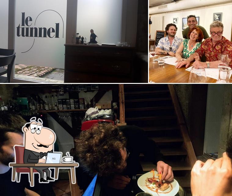 Dai un'occhiata agli interni di Café Restaurant Le Tunnel
