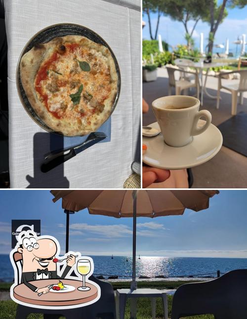 La immagine di cibo e interni da Lido Galeazzi Beach Bar