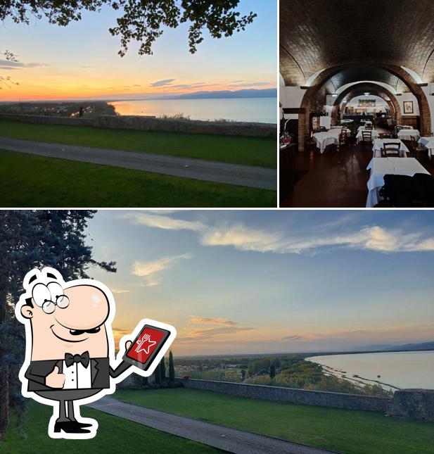 Goditi la vista dagli esterni di Ristorante La Cantina
