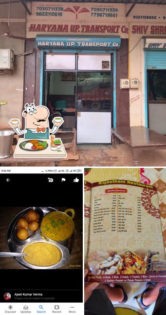 Food at Rajasthani dhaba churu vale
