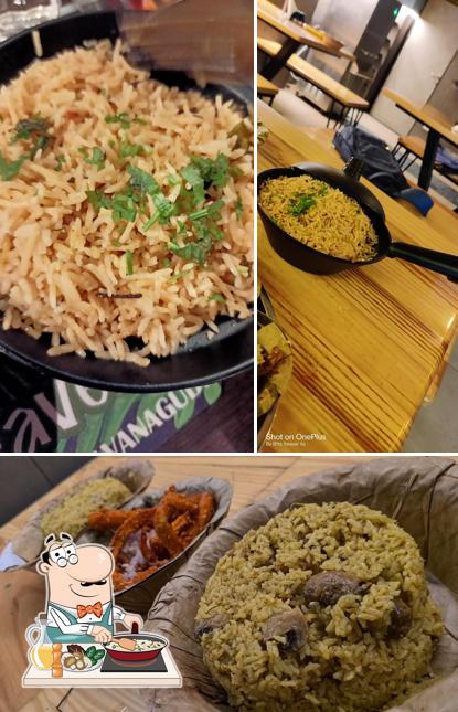 Fried rice at Coal Flame Biryani