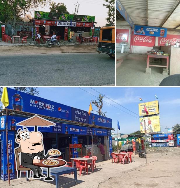 The exterior of Pathar Singh Vaishno Dhaba