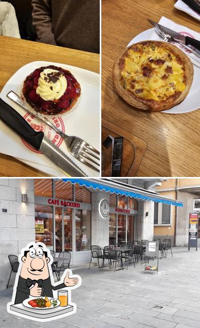 Dai un’occhiata alla immagine che raffigura la cibo e interni di Bäckerei-Konditorei Zuber