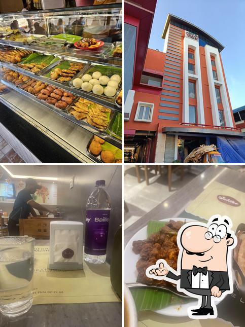 Take a seat at one of the tables at Jubilee Restaurant