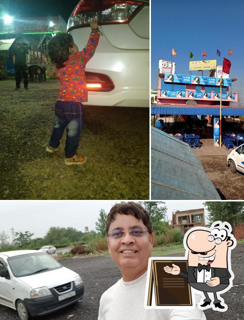 You can get some fresh air at the outside area of D Star Tourist Dhaba, Khwaspura, Rupnagar, Punjab