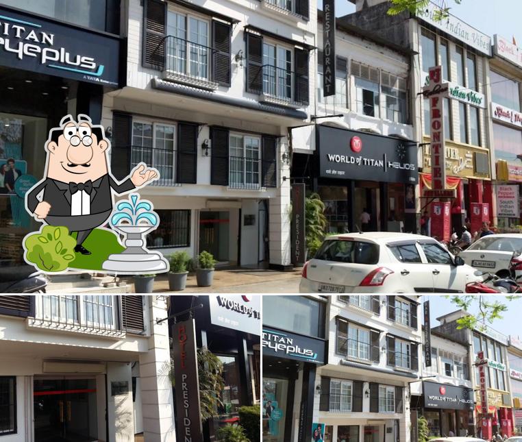 Take a look at the exterior of Hotel President