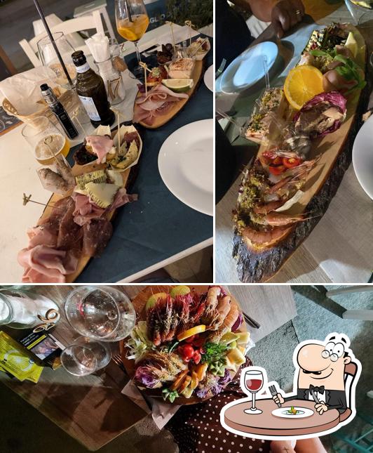 Antipasto al La Chiglia ristorante