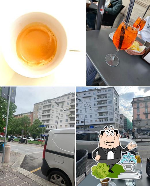 Bar Porta Romana si caratterizza per la esterno e cibo