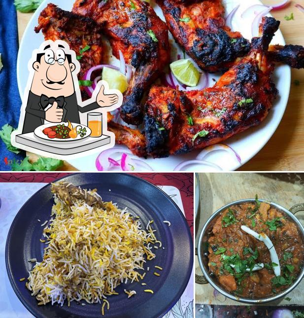 Food at Pushpa hotel and a/c family restaurant