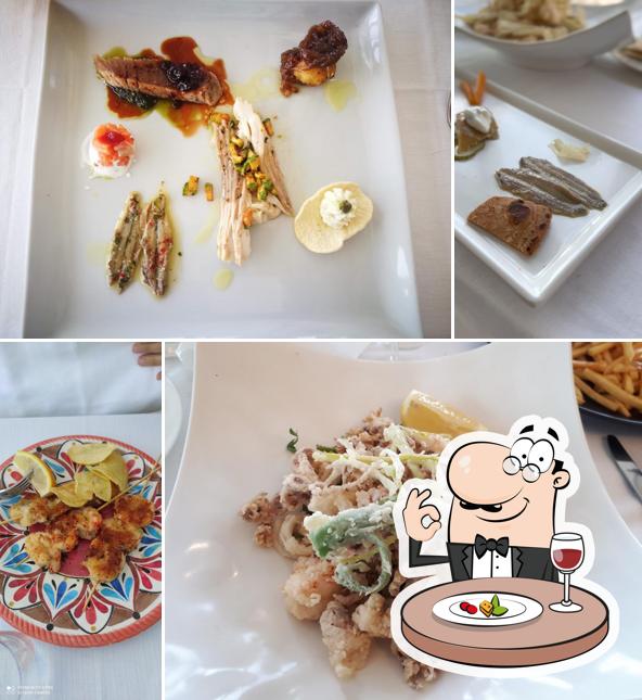 Cibo al Ristorante di pesce Riccione Gambero Pazzo