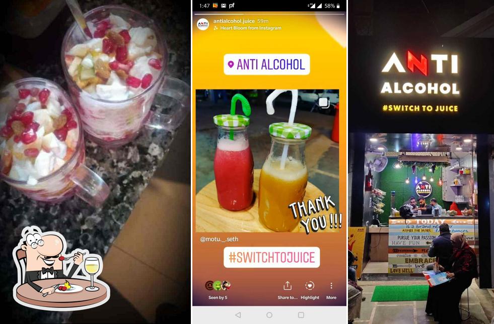 Food at Anti Alcohol